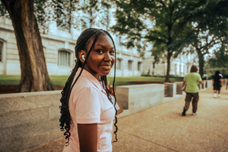 fieldwork-at-templeton image Students on fieldwork in the community