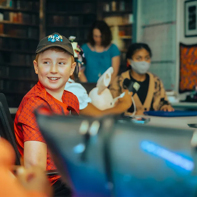 Templeton Academy students in a classroom setting